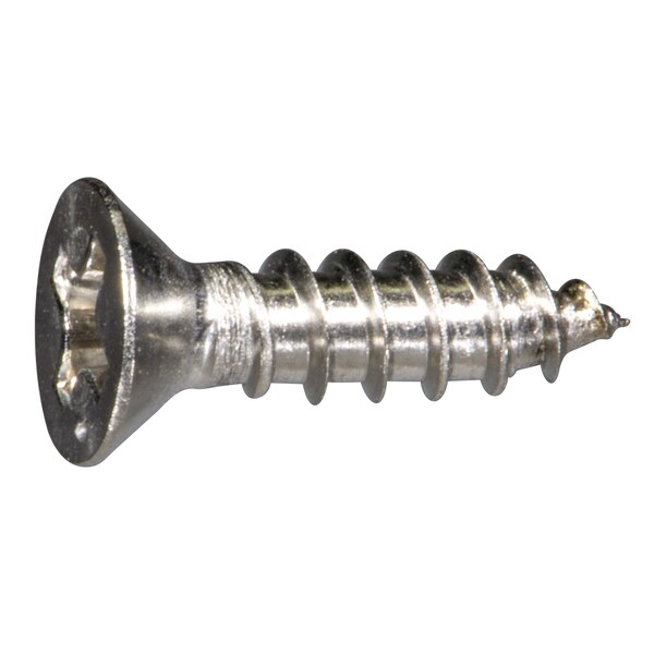 Midwest Fastener Sheet Metal Screw, 6 x 1/2 in, 316 Stainless Steel Flat Head Phillips Drive